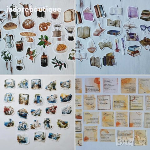 Скрапбук стикери за декорация планер 23 бр /комплект - различни видове #2, снимка 3 - Други - 34638724