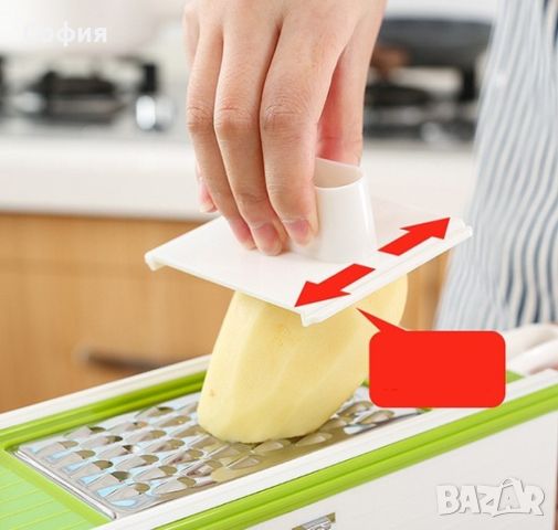 Мултифункционално ренде за зеленчуци  Multi Purpose Grater, снимка 8 - Аксесоари за кухня - 46291828