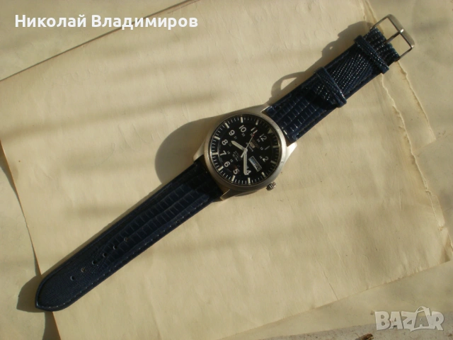 Seiko sport Сейко мъжки оригинален атоматичен military часовник, снимка 3 - Мъжки - 54099949