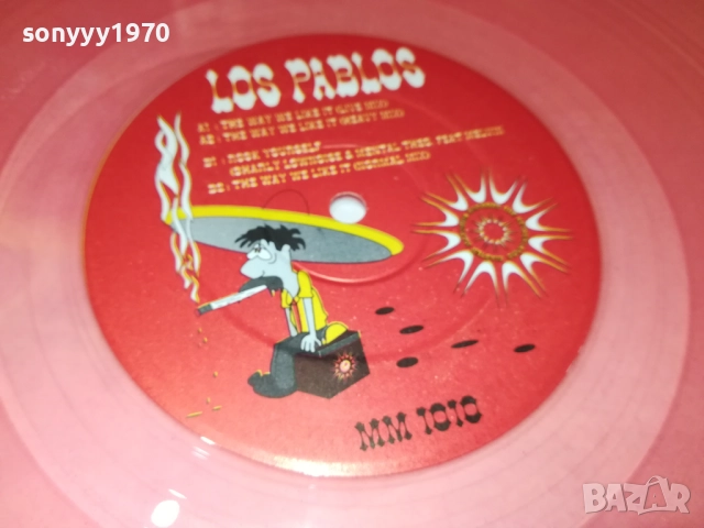 LOS PABLOS-РОЗОВ ВИНИЛ-ПЛОЧА ОТ АНГЛИЯ 2808251115, снимка 12 - Грамофонни плочи - 51520233