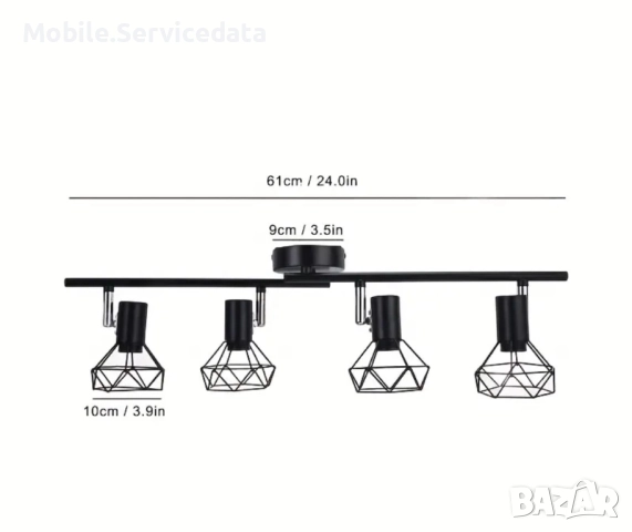 Модерни Осветителни Лампи, снимка 2 - Лампи за таван - 52163820