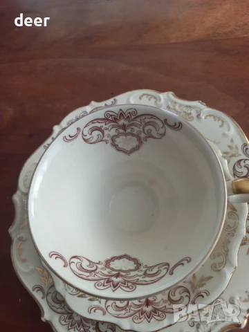 Баварска старина порцеланова чаша, снимка 3 - Чаши - 50941707