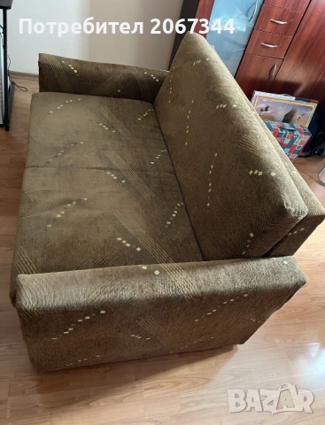 Разтегателен диван двойка, снимка 2 - Дивани и мека мебел - 53761863