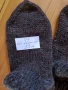 Ръчно плетени мъжки чорапи от вълна' размер 45, снимка 2