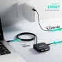 USB C Хъб два порта 4K/60Hz HDMI, 100W PD, USB C 3.0, 2*USB A 3.0, снимка 5