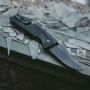 Сгъваем нож SOG Trident AT, в цвят Blackout - 9,4 см, снимка 8