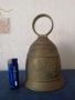 Стара камбана, звънец, бронзова ръчна отливка. Масивна с размери: 21х13см. с ухото, снимка 8