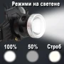 Мощен акумулаторен лед челник за глава LED фенер професионален за лов риболов каска бягане туризъм, снимка 7
