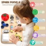 Нова Дървена Busy Board Монтесори Играчка за Фина Моторика деца игра, снимка 4