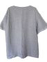 Мъжка плътна тениска с подгъв на ръкавите и джоб Zara, Бежова, XL, снимка 2