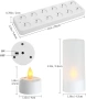 12 LED безпламъчни чаени свещи със зарядна станция, снимка 6