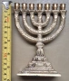 Малък еврейски свещник - Менора, снимка 1