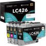 iNKPAD LC426 LC-426 касети с мастило, съвместими за Brother LC-426XL (4 касети)