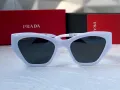 Prada дамски слънчеви очила котка 3 цвята черни бели, снимка 14