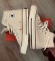 Converse chuck taylor дамски кецове чисто нови 36.5 цвят крем, снимка 7