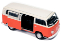 1:34 Метални колички: Volkswagen Bus T2 - Welly, снимка 4