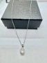 Сребърно колие с мойсанит (Диамант) 1 карат, снимка 9