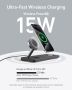 Нова бърза 15W Anker 3 в 1 MagSafe Зарядна Станция Apple iPhone, AirPods и Watch, снимка 7