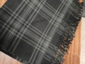 Шал дамски,каре черно, тип наметало, снимка 3