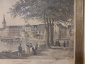 Стара гравюра "Изглед от Дюселдорф" 1900 г, снимка 5