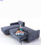 Ъглов разтегателен диван, 2 ракли, снимка 3