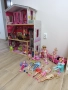 Дървена къща за кукли с обзавеждане, асансьор и аксесоари, снимка 9