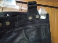 Мото Панталон AJS 100% Естествена Кожа с Тиранти Размер 54 Внос от Германия, снимка 6