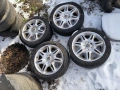 Джанти с гуми 17 цола 5х100 за Голф 4 Ауди А3 Сеат Шкода Бора VW Golf 4 Audi A3 Seat Skoda Bora , снимка 1