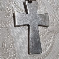 Сребърен кръст 6,32 грама , снимка 3 - Колиета, медальони, синджири - 45573217