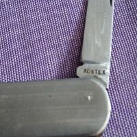 Rostex малко джобно ножче немско 3 части 80х54мм, снимка 5 - Ножове - 45160425