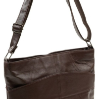 Стилна дамска чанта от естествена кожа с дълга дръжка за рамо, снимка 3 - Чанти - 45005521