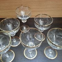Ретро кристални чаши , снимка 7 - Антикварни и старинни предмети - 45906266