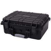 vidaXL Защитен куфар за оборудване, 40.6x33x17.4 cм, черен(SKU:142167, снимка 1 - Други стоки за дома - 45366952