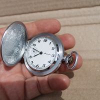 СССР джобен часовник ''Молния'', снимка 2 - Антикварни и старинни предмети - 45623855