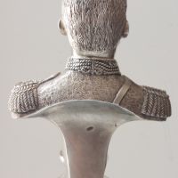 Сребърен 84 бюст на Император Николай втори., снимка 5 - Антикварни и старинни предмети - 45102512