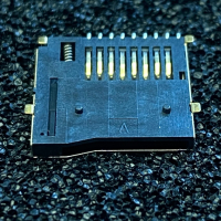 Слот за micro SD карта T-Flash размер 14*15 мм,  9-пинови конектори ,  Самодействащ изскачащ слот , снимка 3 - Друга електроника - 44967725