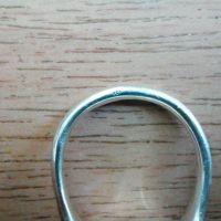 Стар сребърен пръстен с позлата сфинкс, снимка 5 - Пръстени - 45861936