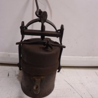 Стара миньорска лампа, снимка 1 - Други ценни предмети - 45565417