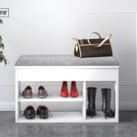 Винтидж шкаф за обувки с ракла и възглавница, снимка 6 - Шкафове - 45149882