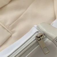 Текстилна непромокаема чантичка с портмоне в бяло или лилаво, снимка 6 - Чанти - 45483570