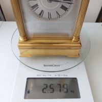 Френски бронзов каретен часовник-репетир/French Carriage Clock with Repeater/14 days, снимка 13 - Стенни часовници - 45285325