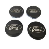 капачки за джанти Форд Ford 50mm черни комплект 4 броя, снимка 1 - Аксесоари и консумативи - 45421042