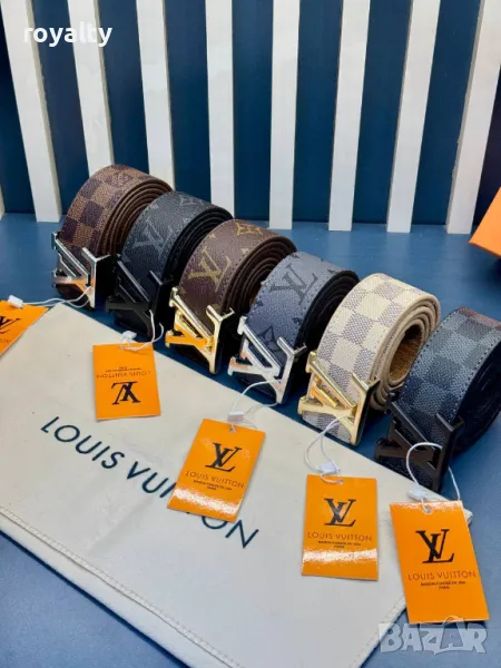 Louis Vuitton колани естествена кожа , снимка 1