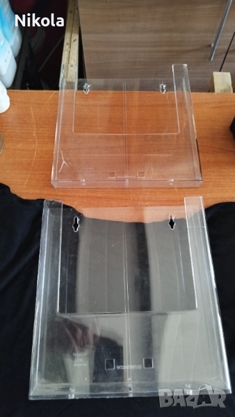 Плексигласови кутии- поставки стенни за брошури - флаери 23,5/25/3,5см, снимка 1