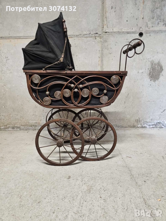 Ретро количка за кукли, снимка 1