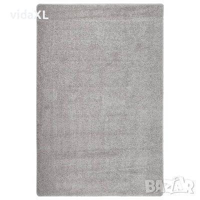 vidaXL Шаги килим, светлосив, 200x290 см, противоплъзгащ（SKU:340386, снимка 1