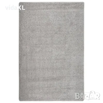 vidaXL Шаги килим, светлосив（SKU:340386, снимка 1