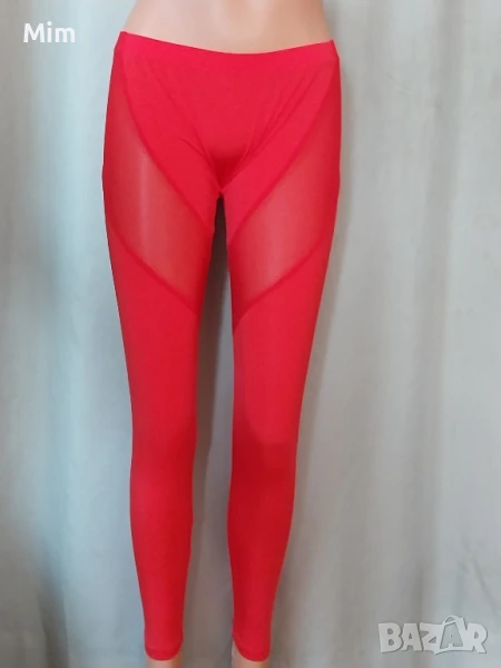 L Червен ,прозрачен, еластичен клин , снимка 1