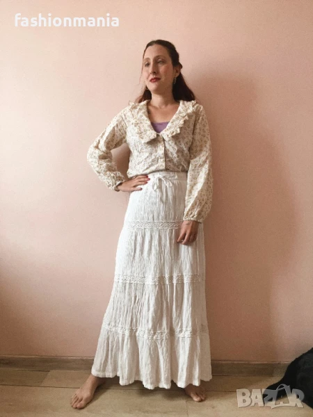  Романтична бохо макси пола – втора употреба 🤍, снимка 1