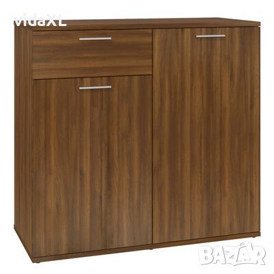 vidaXL Сайдборд, опушен дъб, 80x36x75 см, инженерно дърво（SKU:815491, снимка 1